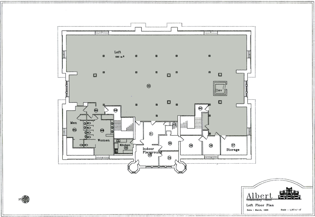Albert Community Centre - Third Floor, Loft