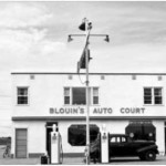 George Blouin’s Auto Court Photograph B-2346 by Leonard A. Hillyard courtesy Saskatoon Public Library- Local History Room.