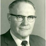 University of Saskatchewan, University Archives & Special Collections, Photograph Collection A-3310. Head and shoulders of A.C. (Colb) McEown, first Vice-President (Acad), University of Saskatchewan, 1961.